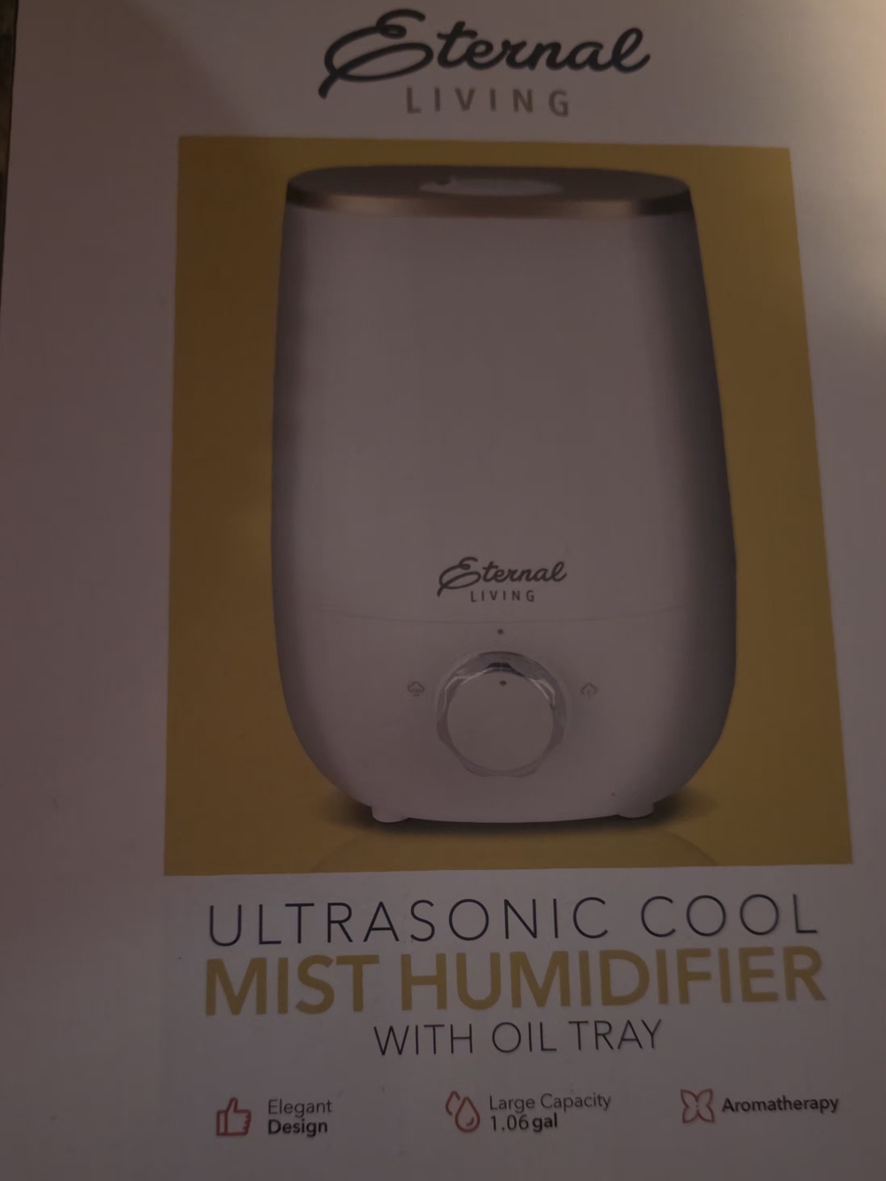 Eternal Living Cool Mist Humidifier - With Oil Tray
